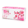 IQ Brand PLUS กระดาษเช็ดมือ ชมพู 23x20 cm. หนา 2 ชั้น (250 แผ่น x 24 ห่อ) / กล่อง
