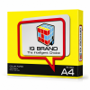 IQ Brand กระดาษถ่ายเอกสารสี A4 สีเหลือง (Lemon) 80 แกรม 500 แผ่น/รีม