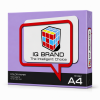 IQ Brand กระดาษถ่ายเอกสารสี A4 สีม่วง (Taro) 80 แกรม 500 แผ่น/รีม