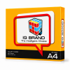 IQ Brand กระดาษถ่ายเอกสารสี A4 สีส้ม (Cyber Orange) 80 แกรม 500 แผ่น/รีม