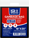 IQ Brand ถุงขยะดำ 1 กก./แพ็ค เหนียว ทนทาน ไม่รั่วซึม
