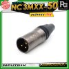Neutrik NC3MXX-50 หัวคอนเน็คเตอร์ สเปคคอน XLR แบบ 3 ขั้ว (ตัวผู้) รุ่น XX Series ครบรอบ 50 ปี วัสดุนิกเกิล หน้าสัมผัสเงิน