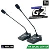 MICROTECH G-2 ไมโครโฟนไร้สาย สำหรับ ผู้ร่วมประชุม Delegate Unit ไมค์คอนเดนเซอร์แบบทิศทางเดียว มีหน้าจอแสดงสถานะ