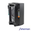 SHERMAN APS-111 ลำโพงล้อลากเคลื่อนที่ 10 นิ้ว พร้อมไมค์ลอยคู่ กำลัง 60W