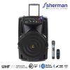 SHERMAN APS-118XX ชุดเครื่องเสียงเคลื่อนที่ แบบลากจูง 18 นิ้ว