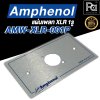 แผ่นเพลท XLR Amphenol AMW-XLR-001P