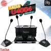 TADA U-4004 ชุดไมค์ประชุมไร้สาย 4 ไมค์