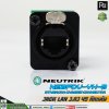 NEUTRIK NE8EDV-YK-B Jack lan J.RJ 45 ติดแท่นตัวเมีย