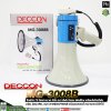 DECCON MG 3008B โทรโข่งพร้อมไมค์ สีน้ำเงิน 9"  มีไซเรน อัดเสียงได้  มีแบตเตอรี่