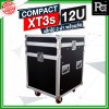 COMPACT XT3s-12U ตู้แร็คไม้ 3 ฝา 12U ลึก 24 นิ้ว  พร้อมล้อ ด้านบนวางมิกเซอร์ได้