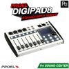 Proel DIGIPAD8 ดิจิตอลมิกเซอร์ 8 แชลแนล เปิดเพลงและควบคุมผ่านบลูทูธ