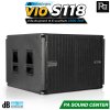 dB Technologies VIO S118 ลำโพงซับวูฟเฟอร์แอคทีฟขนาด 18 นิ้ว มีแอมป์ในตัว 1600 วัตต์ พร้อมกับ Power Factor Correction