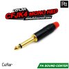 CEFLAR CFJK4 MONO RED ปลั๊กโมโนชุบทอง ท้ายแดง