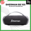 SHERMAN BS 3 BLACK ลำโพงพกพามีหูหิ้ว(ฺBlack)กำลังขับ 20W มีแบตเตอรี่1800mAhในตัว PA SOUND CENTER