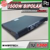 WARTECH 1500W BIPOLAR 1U พาวเวอร์แอมป์หม้อแปลง 2 แชนแนล กำลังขับสูงสุด 1500 วัตต์
