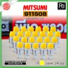 MITSUMI 911S08 แพ็ค 24 ชิ้น สปีคคอนพลาสติก ตัวผู้ สำหรับต่อสายลำโพง 4 ขา คละสีได้