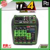 PROPLUS U4 มิกเซอร์จิ๋ว ขนาด 4 แชนแนล เอฟเฟ็ค 16DSP เชื่อมต่อ Bluetooth/USB ได้ อินเตอร์เฟส มิกซ์ขนาดเล็ก เหมาะแก่การพกพา