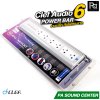 CLEF AUDIO POWER BAR6 อุปกรณ์จ่ายกระแสไฟฟ้า Audio Power Distribution