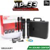 DECCON AP-33 ไมค์ลอย ถือคู่ แบบพกพาที่มาพร้อมตัวรับสัญญาณจิ๋ว คลื่น UHF PLL มั่นใจได้ในความเสถียรของสัญญาณ
