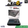 NTS KT-6 มิกเซอร์อนาลอก ขนาด 6 แชลแนล 2 โมโน 2 สเตอริโอ มีฟังชั่น บลูทูธ รองรับ USB เล่นเพลง MP3