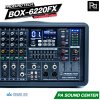 PROEURO TECH BOX-6220FX 220 วัตต์ x2 ที่ 4 โอห์ม เพาเวอร์มิกเซอร์