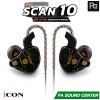 iCON Pro Audio Scan 10 หูฟัง In-Ear Monitor สำหรับงานแสดงสดและงานดนตรีทุกรูปแบบ ออกแบบมาเพื่อการมอนิเตอร์บนเวทีโดยเฉพาะ
