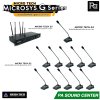 MICRO TECH MICROSYS G Series ชุดไมค์ประชุมแบบไร้สาย ประธาน1 + ผู้ร่วม10 + เครื่องควบคุม ออกแบบมาสำหรับการประชุมที่ต้องการความคล่องตัวสูง