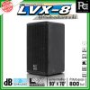 dBTechnologies LVX 8 ตู้ลำโพงแอคทีฟ ขนาด 8 นิ้ว 2 ทาง กำลังขับสูงสุด 800 วัตต์ มีแอมป์ขยาย