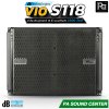 dB Technologies VIO S118 ลำโพงซับวูฟเฟอร์แอคทีฟขนาด 18 นิ้ว มีแอมป์ในตัว 1600 วัตต์ พร้อมกับ Power Factor Correction