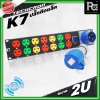 TECHCRON K7 ปลั๊กติดแร็ค ขนาด 2U พร้อมใช้งาน มีจอแสดงผล โวล์ทแอมป์ มาพร้อม พาวเวอร์ปลั๊ก ตัวเมีย