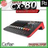 Ceflar CX80 มิกเซอร์ 8 ช่องไมค์ แจ็ค Combo แยก Master ซ้ายขวา อิสระ พร้อมเอฟเฟคแท้ 16 DSP มีช่องต่อ USB MP3 และ ฟังก์ชั่น Bluetooth