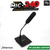 SHERMAN MIC-240 ไมโครโฟนตั้งโต๊ะ คอนเด็นเซอร์ แบบมีสาย ก้านไมค์ยาว 40 CM พร้อมฐานไมโครโฟนมีสวิตซ์สำหรับ เปิด-ปิด เหมาะสำหรับห้องประชุม