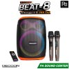 DECCON BEAT-8 ลำโพงบลูทูธ ขนาด 8 นิ้ว ให้พลังเสียง 200W โหมด TWS Party Speaker มีไฟ LED RGB พร้อมไมค์ลอยถือคู่