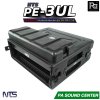 NTS PE-3UL กล่องแร็ค สูง 3U ลึก 17 นิ้ว ฝามีช่อง เก็บไมค์ และ ซิป พลาสติกชนิด Polythylene