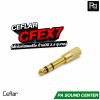 CEFLAR CFEX7 ปลั๊กไมค์สเตอริโอ ท้ายมินิ 3.5 ชุบทอง