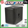 dBTechnologies SUB 618 ตู้ลำโพงซับวูฟเฟอร์ ซับเบส ขนาด 18 นิ้ว กำลังขับสูงสุด 1200 วัตต์