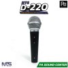 NTS D-220 ไมโครโฟนสาย แบบ Dynamic พร้อมสายไมค์ยาว 5 เมตร ตอบสนองความถี่ 50HZ-15KHz