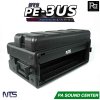 NTS PE-3US กล่องแร็ค สูง 3U ลึก 10 นิ้ว ฝามีช่อง เก็บไมค์ และ ซิป พลาสติกชนิด Polythylene