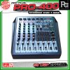 PRO PLUS PRO400 เพาเวอร์มิกเซอร์อนาลอก 4 แชนแนล กำลังขับสูงสุด 300 วัตต์ เชื่อมต่อบลูทูธได้ เอฟเฟคแท้ 99 DSP
