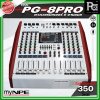NPE PG 8PRO พาวเวอร์มิกเซอร์ 8 แชนแนล กำลังขับ 350 วัตต์ x 2 รองรับการเชื่อมต่อบลูทูธ