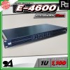 AUDIO DEVICE E4600 พาวเวอร์แอมป์ กำลังขับสูงสุด 1100 วัตต์ x 4 พาวเวอร์แอมป์ขนาดเล็ก เครื่องขยายเสียง 1U