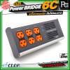 CLEF AUDIO POWERBRIDGE-6C 20A เครื่องกรองกระแสไฟ กันไฟกระชาก 6 ช่องเสียบ ป้องกันกระแสไฟกระชาก