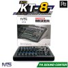 NTS KT-8 MIXER มิกเซอร์ อนาลอก มีฟังชั่นบลูทูธ และ USB สำหรับสตรีมเพลง MP3 มี EQ 3 แบนด์ และ 7 แบนด์ที่มาสเตอร์