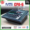 NTS CPA-6 เพาเวอร์มิกเซอร์ 6โมโนอินพุต 2 สเตอริโอ ดิจิตอลเอฟเฟค 99 DSPในตัว