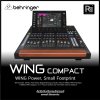 BEHRINGER WING Compact ใหม่ล่าสุด! มิกเซอร์ดิจิตอลคอมแพ็ค 48 ชาแนล 28 บัส พร้อมปรีแอมป์ Midas PRO 8 ตัว