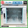 GLINK GC-9U60 สีขาว ตู้ WALL RACK 9U ลึก 60 cm ประตูกระจกพร้อมกุญแจล็อค ฝาข้างถอดออกได้