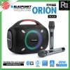 BLAUPUNKT ORION ลำโพงบลูทูธพกพา 80 วัตต์ มาพร้อมไมค์ลอยคู่ แบตเตอรี่10000mAh กันน้ำ IPX5