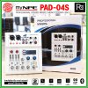 myNPE PAD-04S มิกเซอร์อนาลอก 2 ชาแนล 2 ไมค์ 1 สเตอริโอ เอฟเฟคแท้ในตัว 99DSP