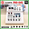 myNPE PAD-04S มิกเซอร์อนาลอก 2 ชาแนล 2 ไมค์ 1 สเตอริโอ เอฟเฟคแท้ในตัว 99DSP