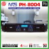 NTS PH-8004 เพาเวอร์แอมป์ 4 ชาแนล 800W@8 ohms Class H ขนาด 2U หม้อแปลงเทอรอยด์